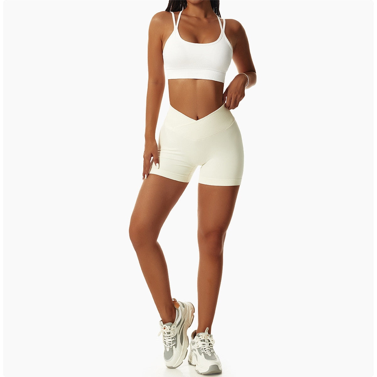 Sunlit Contour Biker Shorts